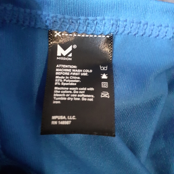 MISSION Original Evaporative Cool Technology Neck Gaiter, Sun Protection,Blue - Picture 8 of 8